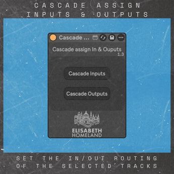 Cascade Assign Inputs & Outputs By ElisabethHomeland - MaxForLive pack for Ableton Live.
