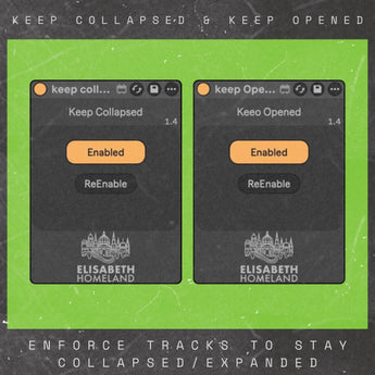 Keep Collapsed & Keep Opened By ElisabethHomeland - MaxForLive pack for Ableton Live.