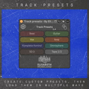 Track Presets By ElisabethHomeland - MaxForLive pack for Ableton Live.