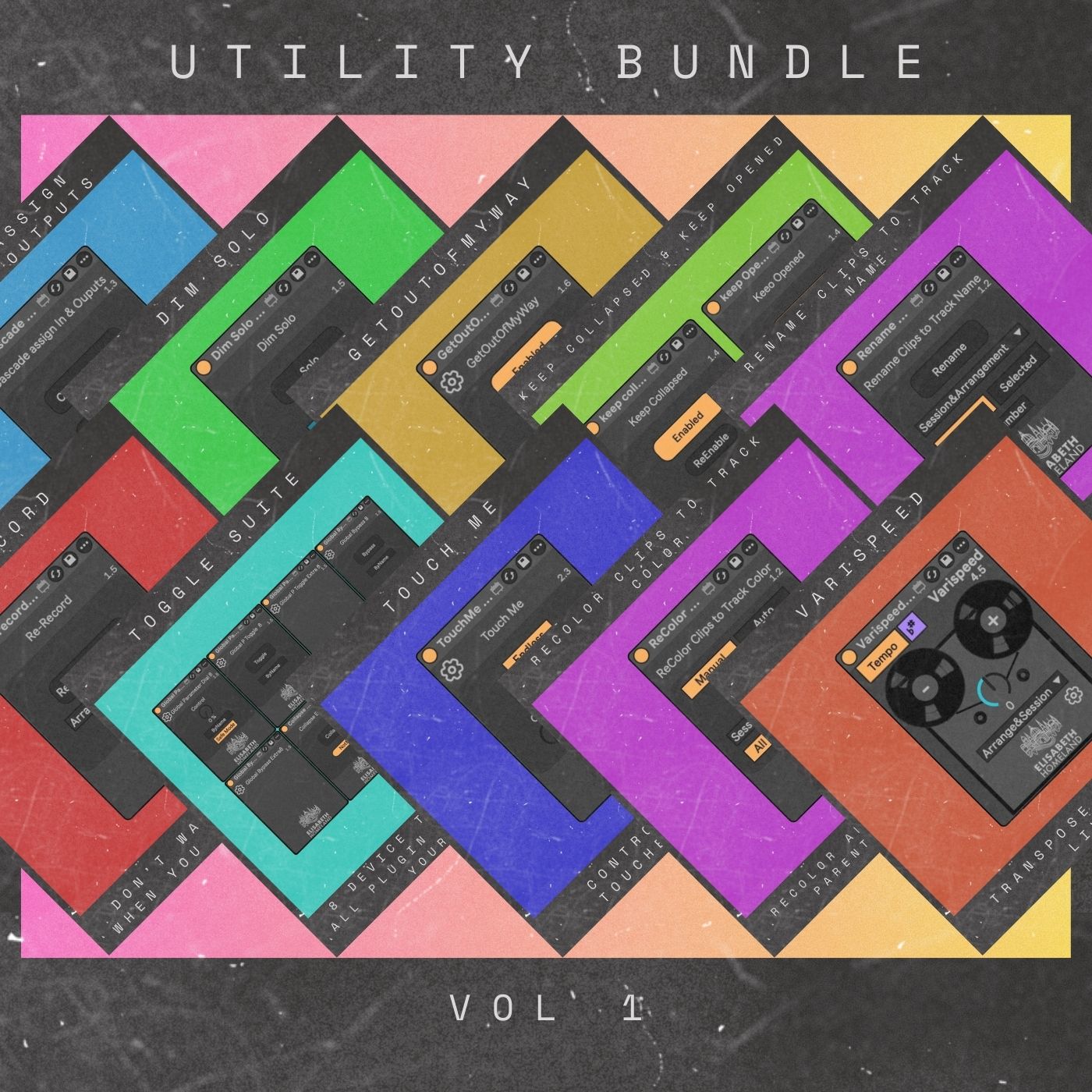 Utility Bundle-1 By ElisabethHomeland - MaxForLive pack for Ableton Live
