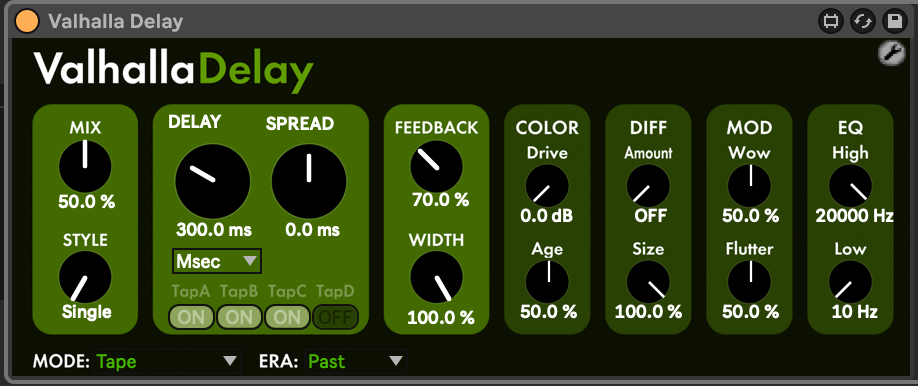 Valhalla Wrapper By ElisabethHomeland - MaxForLive pack for Ableton Live