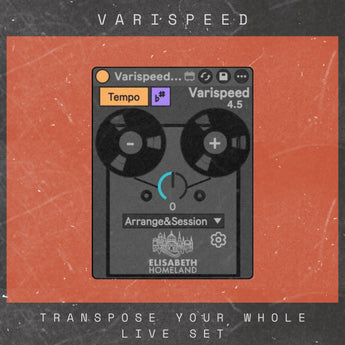 Varispeed By ElisabethHomeland - MaxForLive pack for Ableton Live.