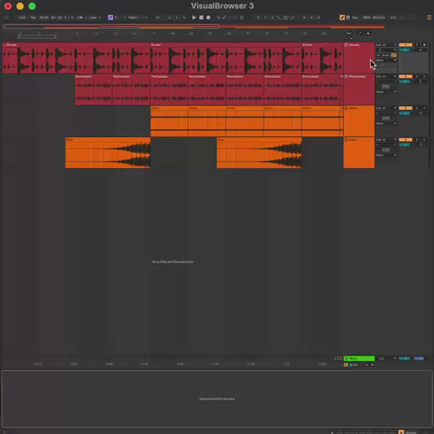 VisualBrowser3 By ElisabethHomeland Application for Ableton Live. 
