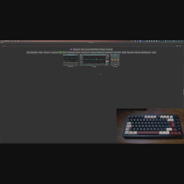VisualBrowser3 By ElisabethHomeland Application for Ableton Live. 
