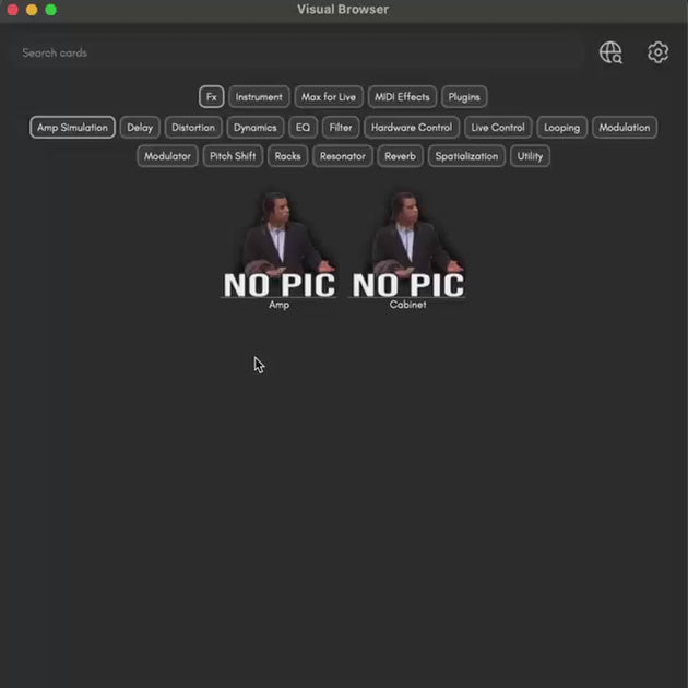 VisualBrowser3 By ElisabethHomeland Application for Ableton Live. 
